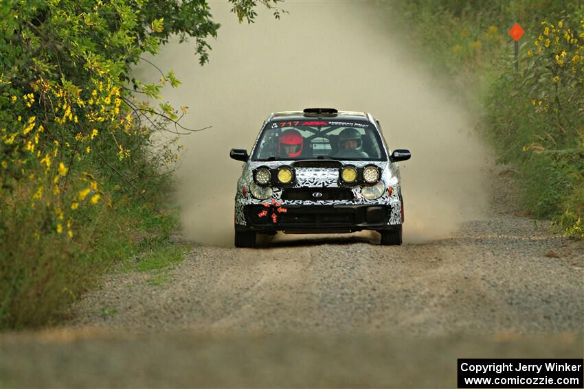 Peter Farrow / Jackson Sedivy Subaru WRX on SS7, Refuge II.