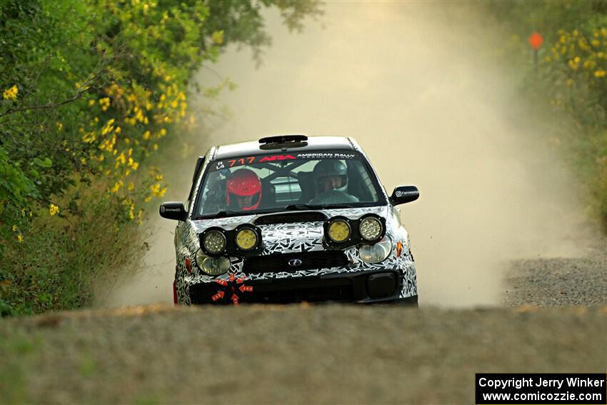 Peter Farrow / Jackson Sedivy Subaru WRX on SS7, Refuge II.