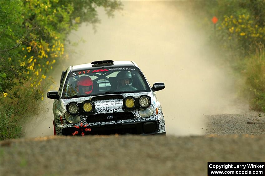 Peter Farrow / Jackson Sedivy Subaru WRX on SS7, Refuge II.