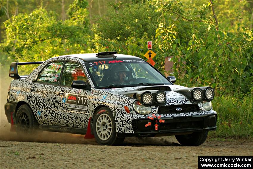 Peter Farrow / Jackson Sedivy Subaru WRX on SS7, Refuge II.