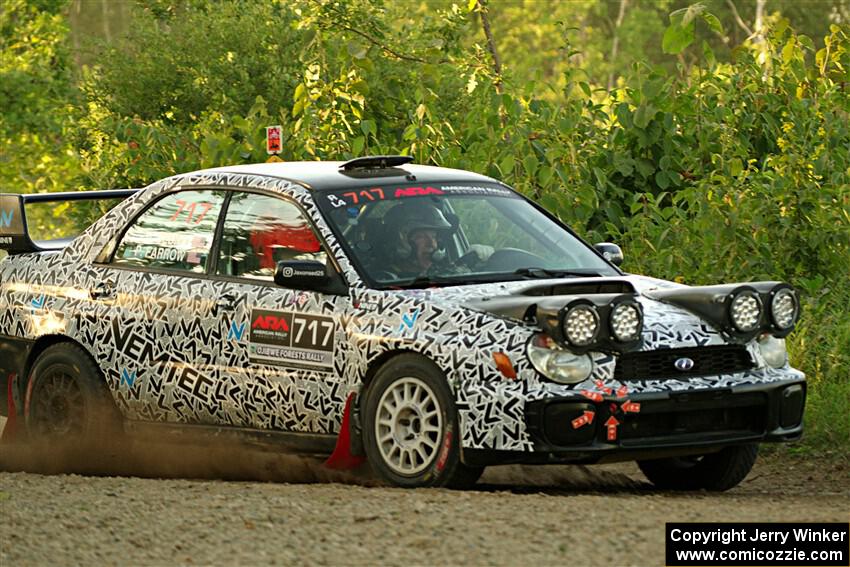 Peter Farrow / Jackson Sedivy Subaru WRX on SS7, Refuge II.