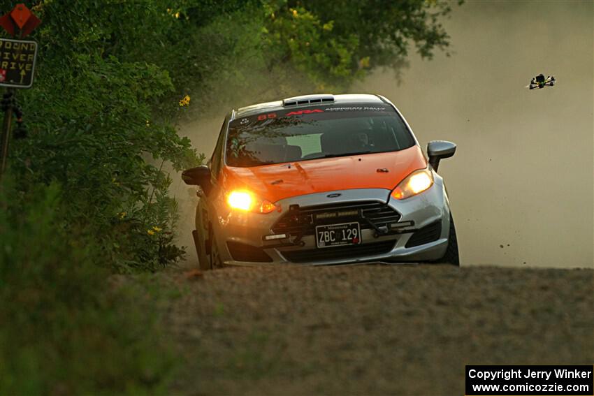 Brent Lucio / Tim Kohlmann Ford Fiesta on SS7, Refuge II.