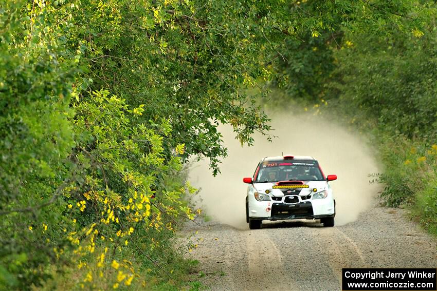 Jason Cook / Maggie Tu Subaru WRX on SS7, Refuge II.