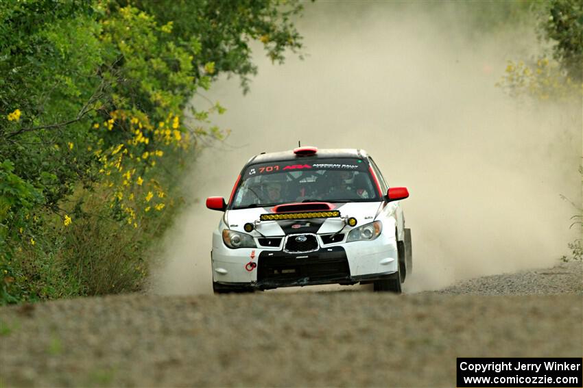 Jason Cook / Maggie Tu Subaru WRX on SS7, Refuge II.