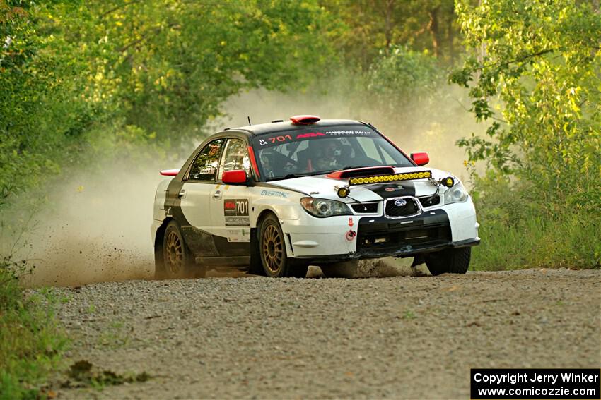 Jason Cook / Maggie Tu Subaru WRX on SS7, Refuge II.