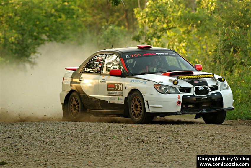 Jason Cook / Maggie Tu Subaru WRX on SS7, Refuge II.