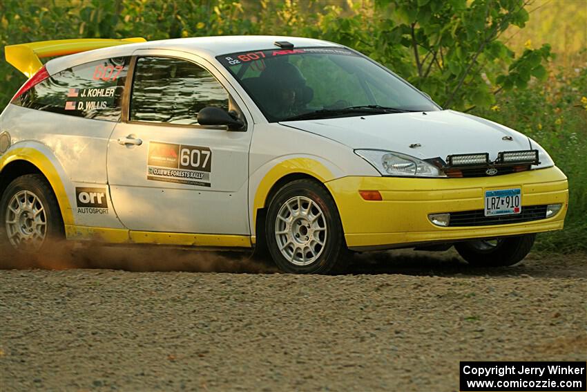 Drake Willis / Jacob Kohler Ford Focus ZX3 on SS7, Refuge II.