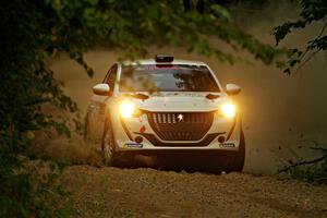 Sean Donnelly / Zach Pfeil Peugeot 208 Rally4 on SS9, Steamboat II.