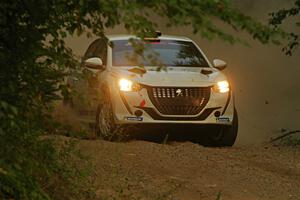 Sean Donnelly / Zach Pfeil Peugeot 208 Rally4 on SS9, Steamboat II.