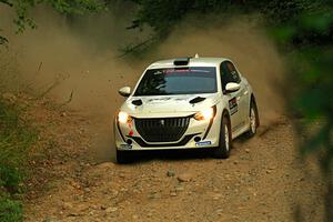 Sean Donnelly / Zach Pfeil Peugeot 208 Rally4 on SS9, Steamboat II.
