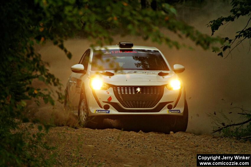 Sean Donnelly / Zach Pfeil Peugeot 208 Rally4 on SS9, Steamboat II.