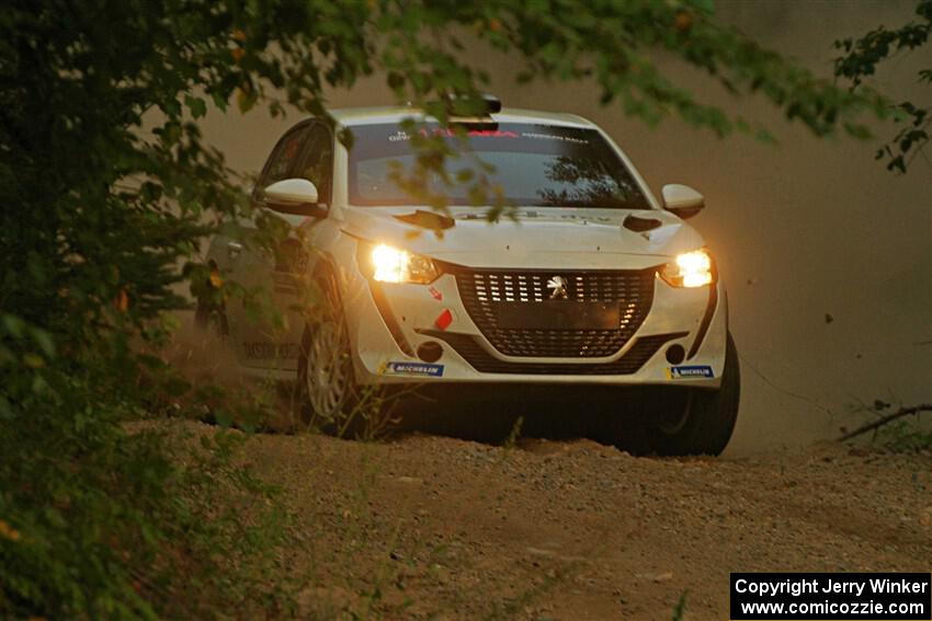 Sean Donnelly / Zach Pfeil Peugeot 208 Rally4 on SS9, Steamboat II.