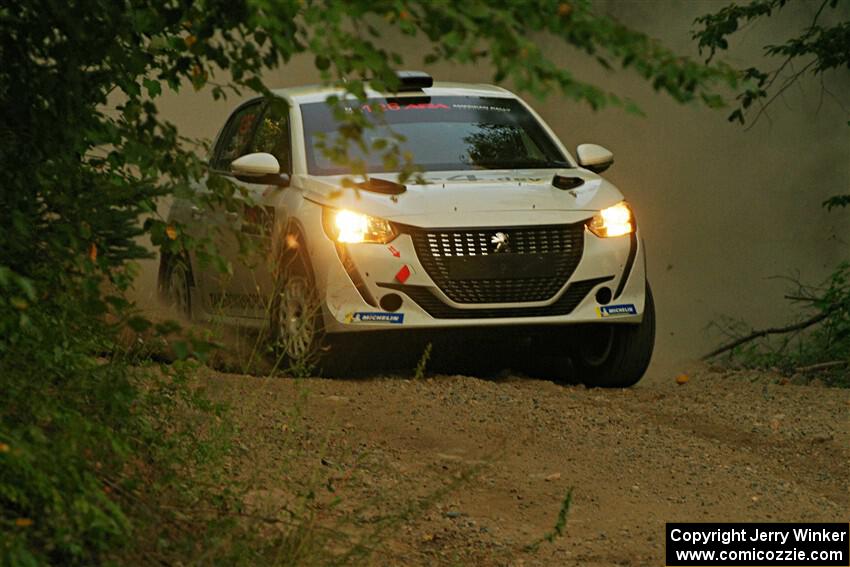Sean Donnelly / Zach Pfeil Peugeot 208 Rally4 on SS9, Steamboat II.