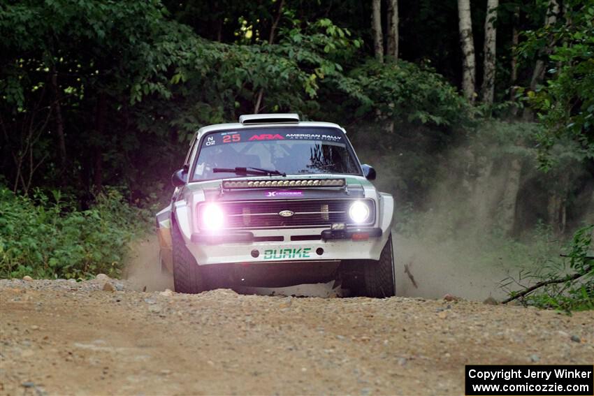 Seamus Burke / Gary McElhinney Ford Escort Mk II on SS9, Steamboat II.