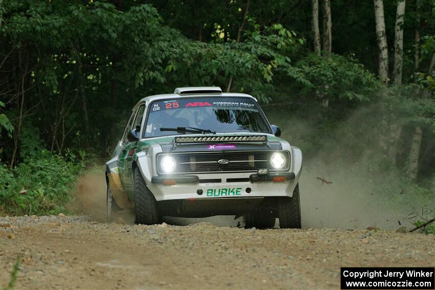 Seamus Burke / Gary McElhinney Ford Escort Mk II on SS9, Steamboat II.