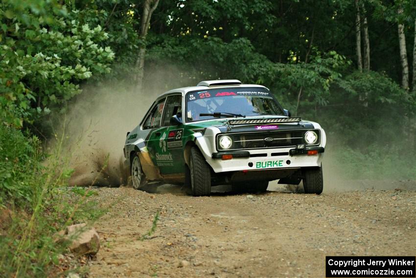 Seamus Burke / Gary McElhinney Ford Escort Mk II on SS9, Steamboat II.