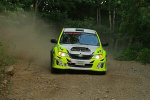 Vincent Trudel / Glen Ray Subaru WRX STi on SS9, Steamboat II.