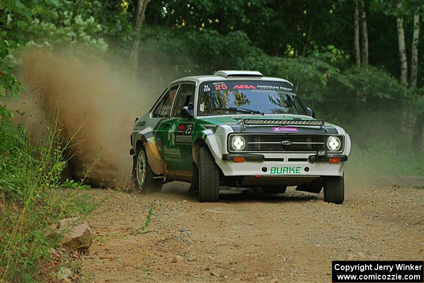 Seamus Burke / Gary McElhinney Ford Escort Mk II on SS9, Steamboat II.