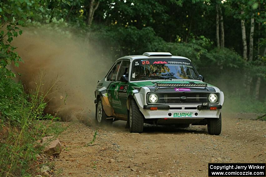 Seamus Burke / Gary McElhinney Ford Escort Mk II on SS9, Steamboat II.