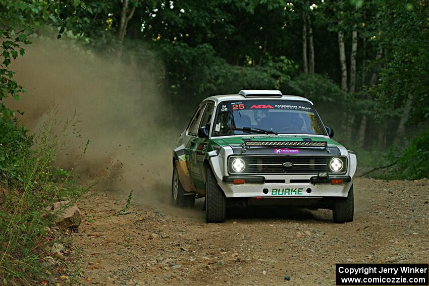 Seamus Burke / Gary McElhinney Ford Escort Mk II on SS9, Steamboat II.