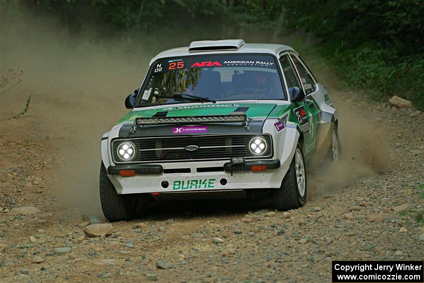 Seamus Burke / Gary McElhinney Ford Escort Mk II on SS9, Steamboat II.
