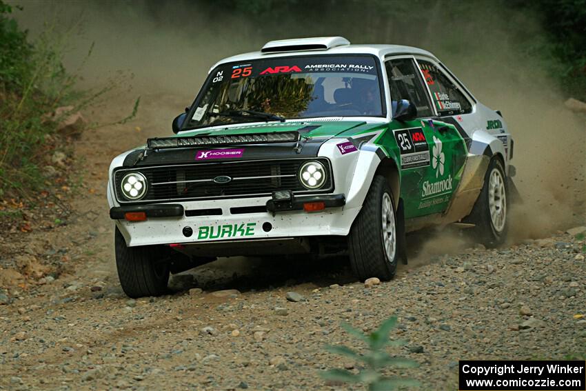 Seamus Burke / Gary McElhinney Ford Escort Mk II on SS9, Steamboat II.