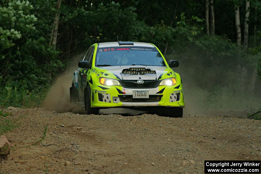 Vincent Trudel / Glen Ray Subaru WRX STi on SS9, Steamboat II.