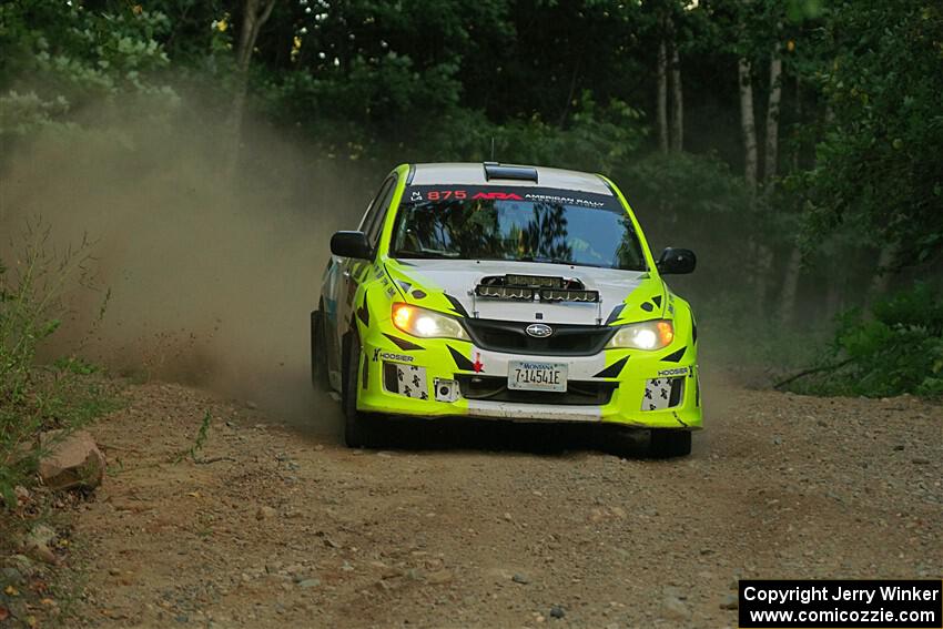 Vincent Trudel / Glen Ray Subaru WRX STi on SS9, Steamboat II.