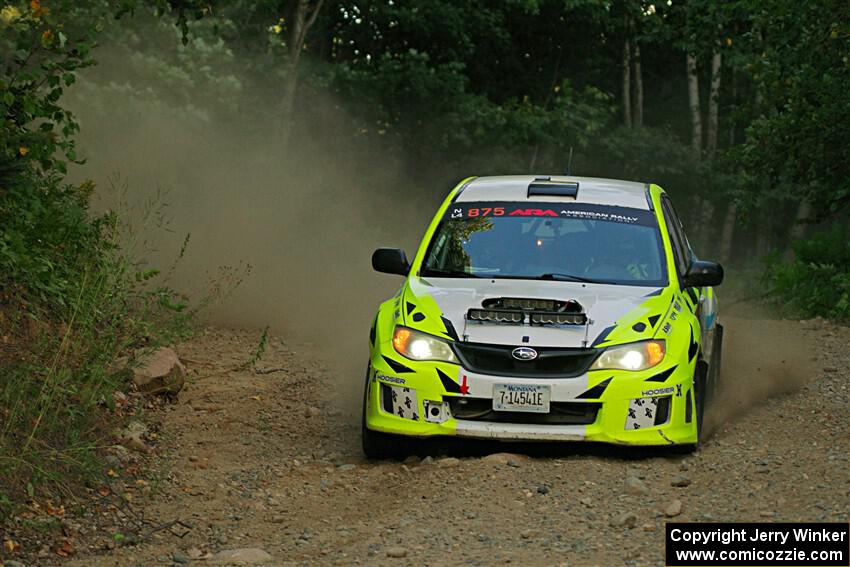 Vincent Trudel / Glen Ray Subaru WRX STi on SS9, Steamboat II.