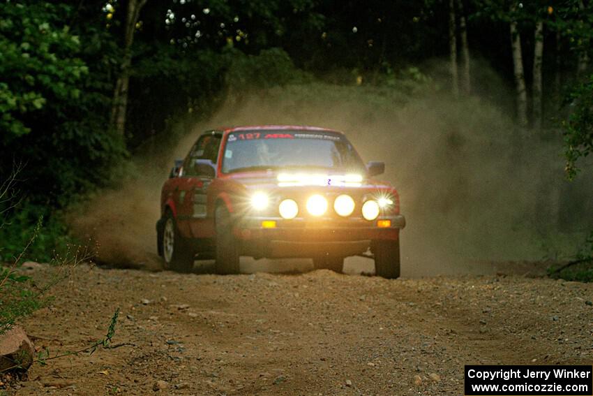 Levi Johnson / Griffin Johnson BMW 325e on SS9, Steamboat II.
