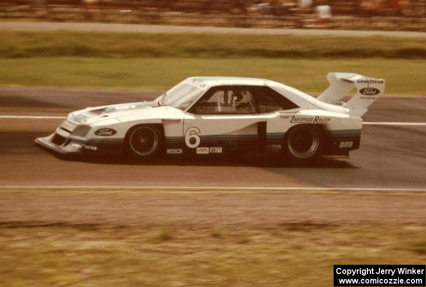 Rick Mears's Ford Mustang Zakspeed Turbo