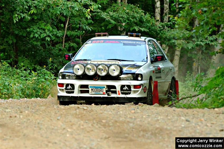 Aidan Hicks / John Hicks Subaru Impreza Wagon on SS9, Steamboat II.