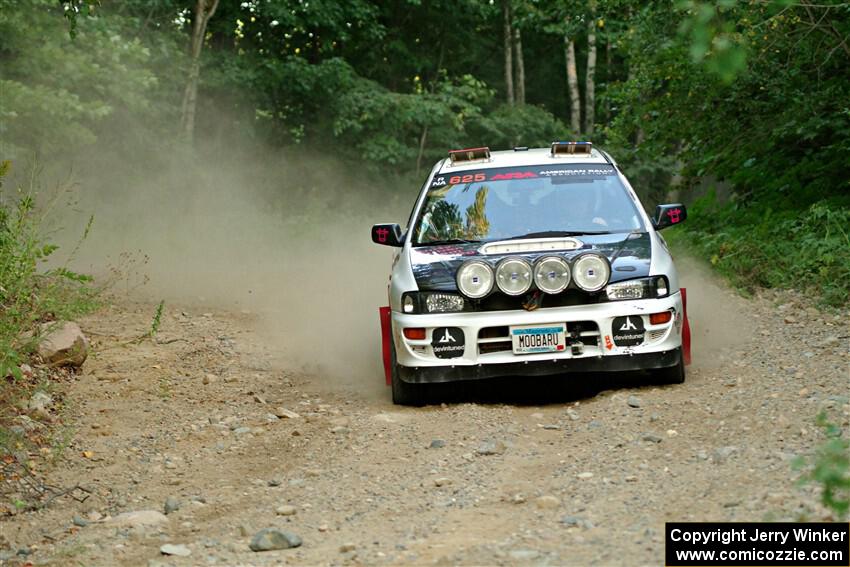 Aidan Hicks / John Hicks Subaru Impreza Wagon on SS9, Steamboat II.