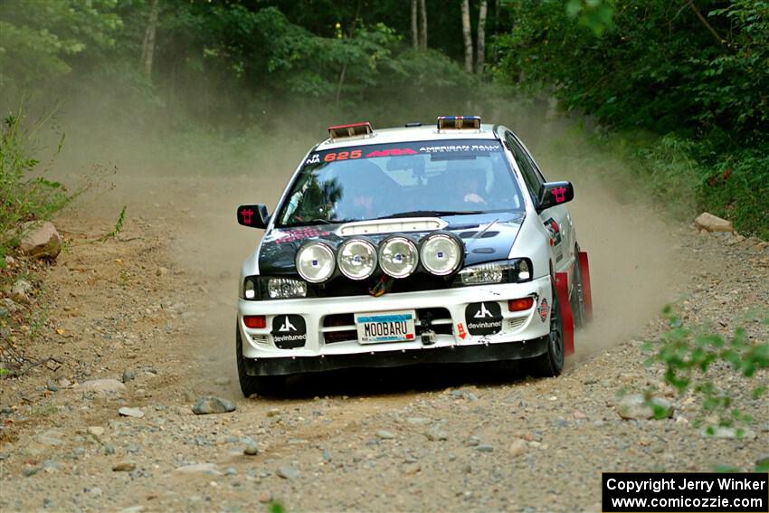 Aidan Hicks / John Hicks Subaru Impreza Wagon on SS9, Steamboat II.