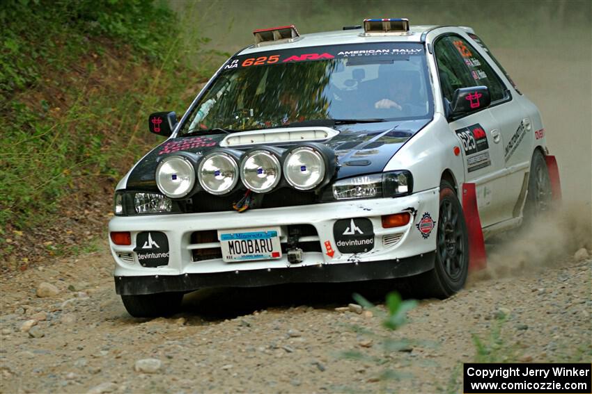 Aidan Hicks / John Hicks Subaru Impreza Wagon on SS9, Steamboat II.
