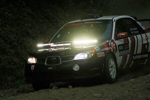 Scott Crouch / Elizabeth Crouch Subaru WRX on SS9, Steamboat II.