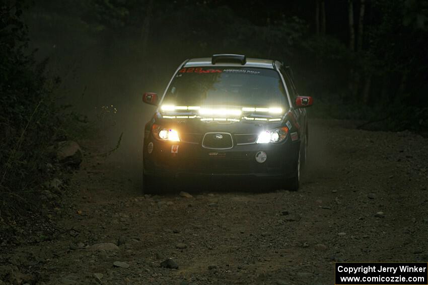 Scott Crouch / Elizabeth Crouch Subaru WRX on SS9, Steamboat II.