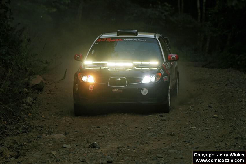 Scott Crouch / Elizabeth Crouch Subaru WRX on SS9, Steamboat II.