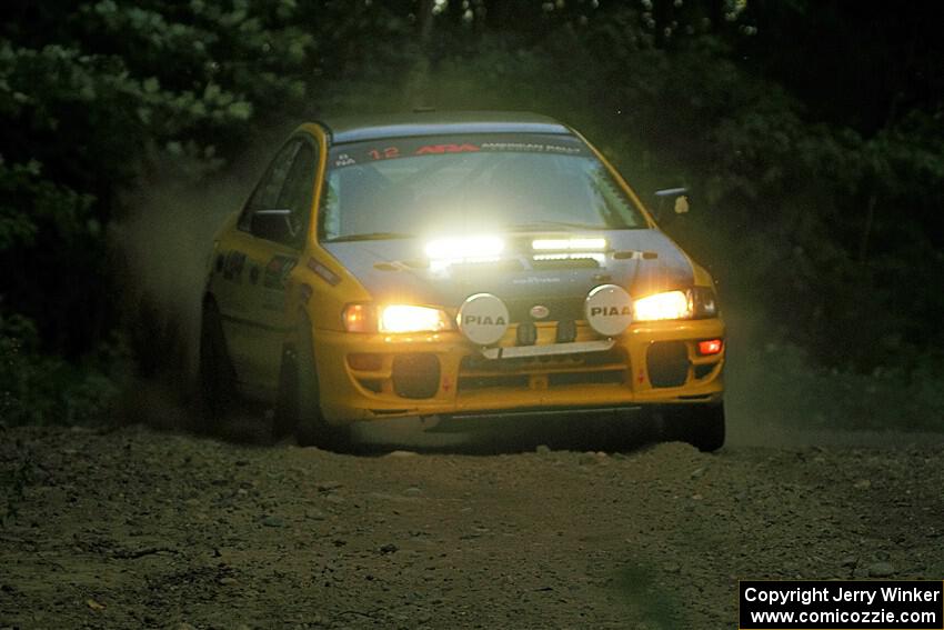 Steve Gingras / Katie Gingras Subaru Impreza on SS9, Steamboat II.