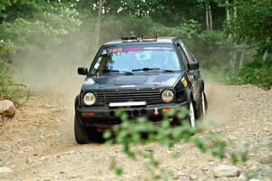Andy Cowan / John Vinti VW Jetta VR6 on SS9, Steamboat II.