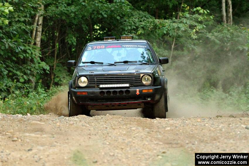 Andy Cowan / John Vinti VW Jetta VR6 on SS9, Steamboat II.