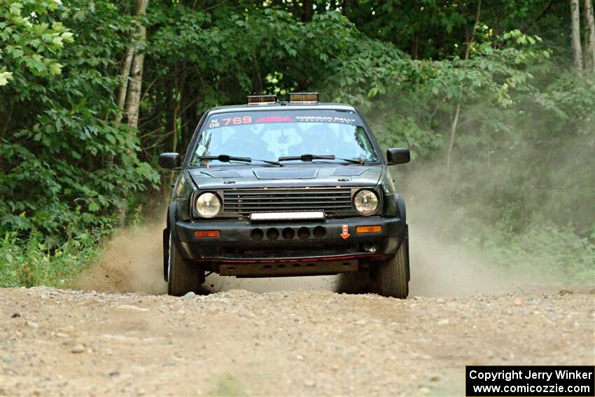 Andy Cowan / John Vinti VW Jetta VR6 on SS9, Steamboat II.