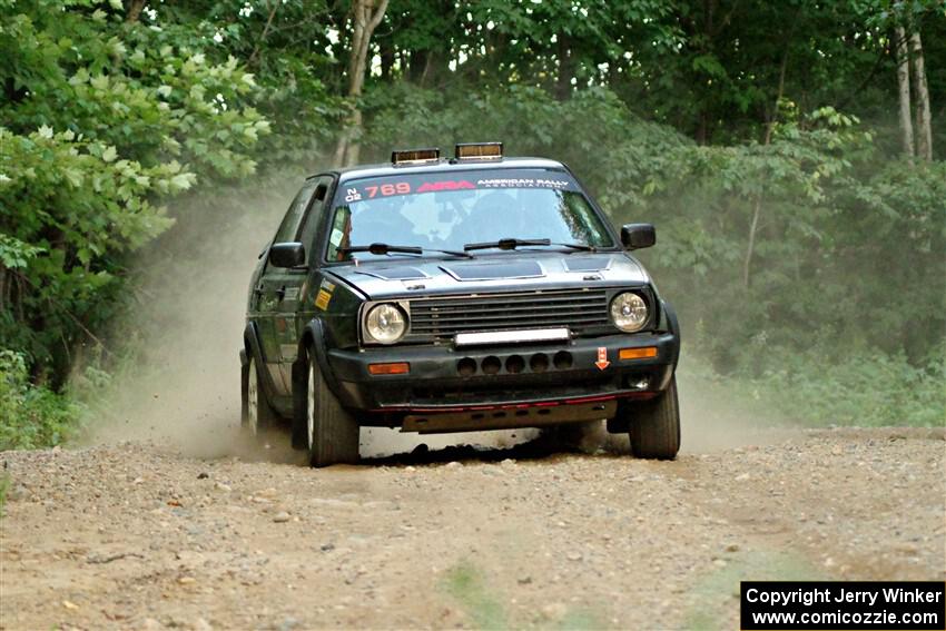 Andy Cowan / John Vinti VW Jetta VR6 on SS9, Steamboat II.