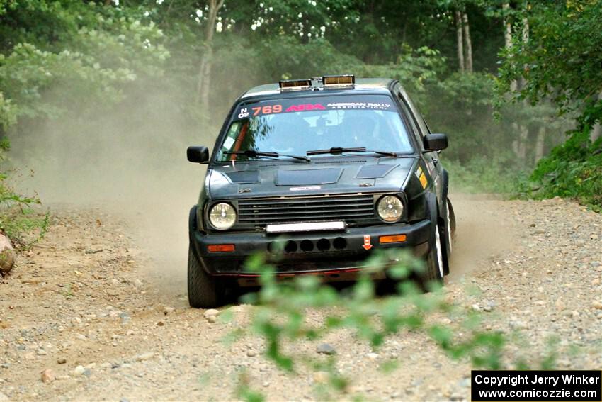 Andy Cowan / John Vinti VW Jetta VR6 on SS9, Steamboat II.