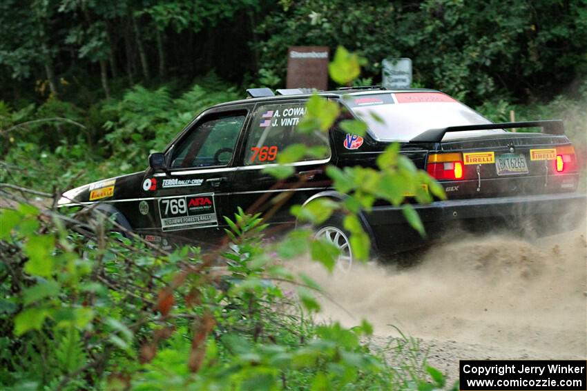 Andy Cowan / John Vinti VW Jetta VR6 on SS9, Steamboat II.