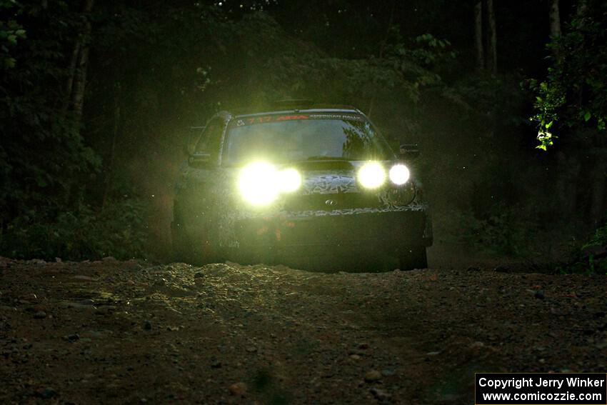 Peter Farrow / Jackson Sedivy Subaru WRX on SS9, Steamboat II.