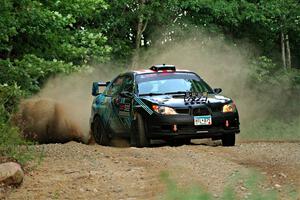 Matt James / Jackie James Subaru Impreza on SS9, Steamboat II.
