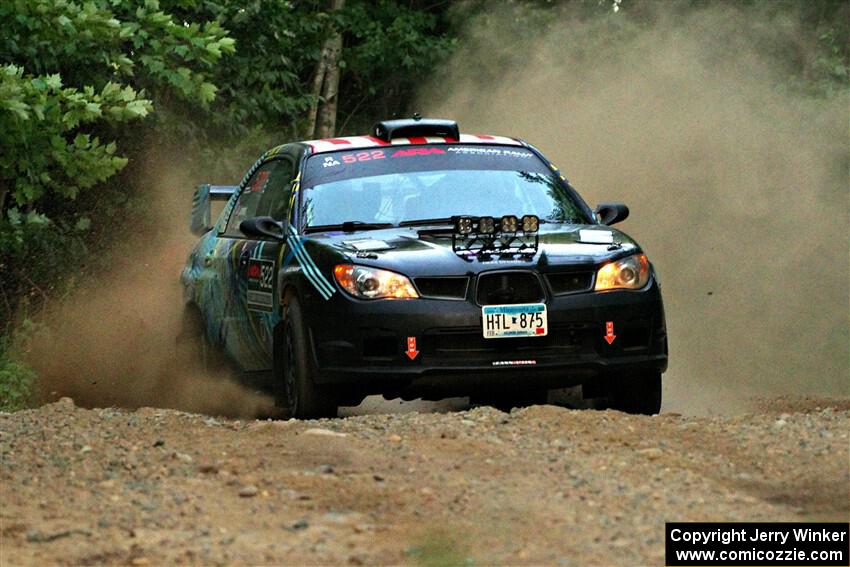 Matt James / Jackie James Subaru Impreza on SS9, Steamboat II.