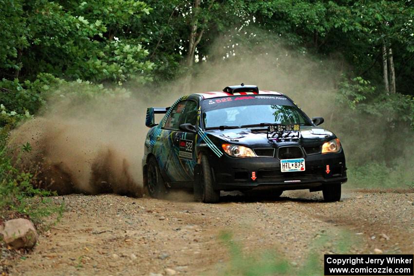 Matt James / Jackie James Subaru Impreza on SS9, Steamboat II.
