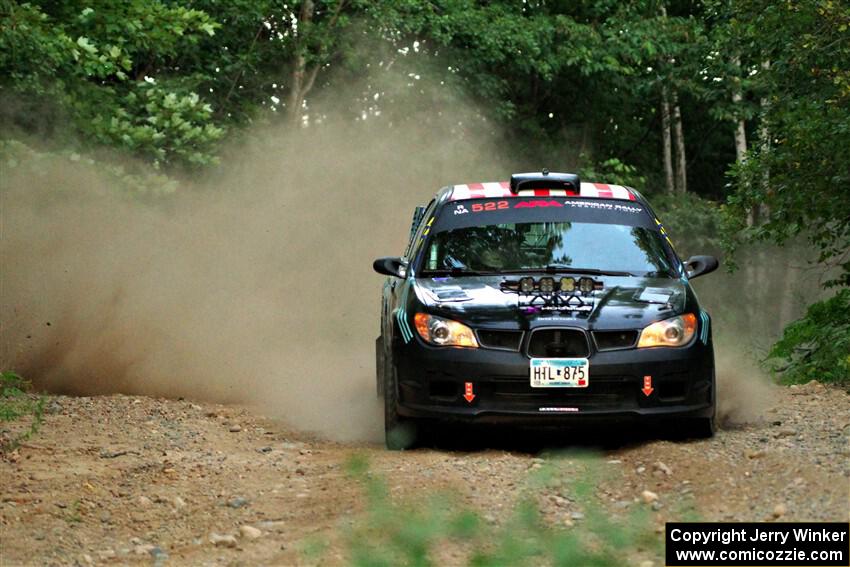 Matt James / Jackie James Subaru Impreza on SS9, Steamboat II.